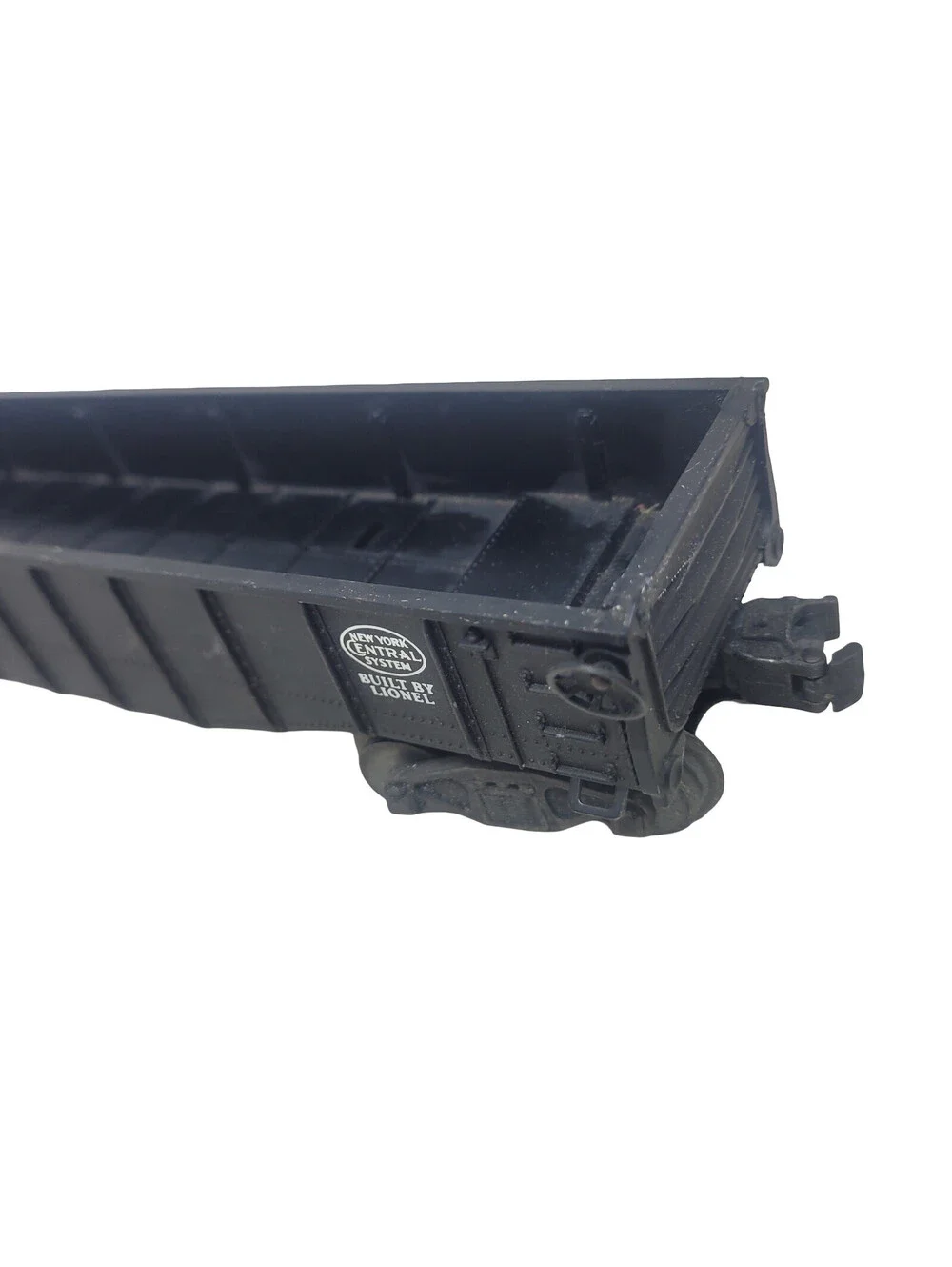 Lionel Postwar 6462 NYC Black Gondola 1949 Staple Trucks Footsteps 2-49 O Gauge
